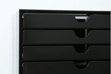 中古　美品　スイス　USMハラー(USM Haller)　イノス(INOS BOX)　　ドロワーセット　10段　定価約3万7千円　(R-084849)