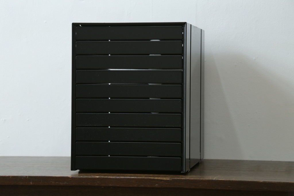 中古　美品　スイス　USMハラー(USM Haller)　イノス(INOS BOX)　　ドロワーセット　10段　定価約3万7千円　(R-084849)