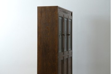 中古　三越伊勢丹　プロパティデザイン　カントリーハウス　Brugge(ブルージュ)　品のある佇まいが美しいステンドグラスキャビネット　(R-084851)