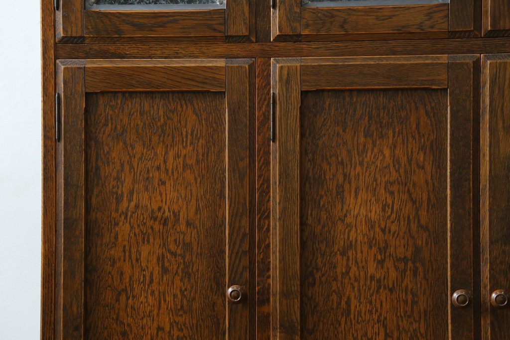 中古　三越伊勢丹　プロパティデザイン　カントリーハウス　Brugge(ブルージュ)　品のある佇まいが美しいステンドグラスキャビネット　(R-084851)