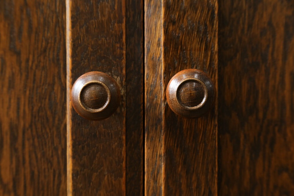 中古　三越伊勢丹　プロパティデザイン　カントリーハウス　Brugge(ブルージュ)　品のある佇まいが美しいステンドグラスキャビネット　(R-084851)