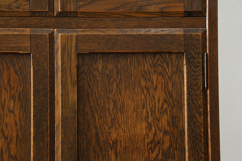 中古　三越伊勢丹　プロパティデザイン　カントリーハウス　Brugge(ブルージュ)　品のある佇まいが美しいステンドグラスキャビネット　(R-084851)