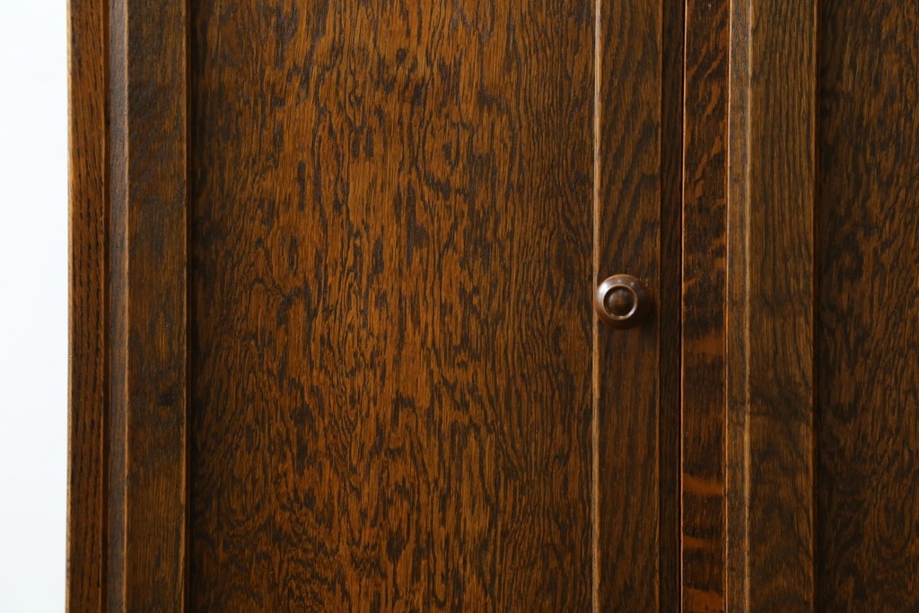 中古　三越伊勢丹　プロパティデザイン　カントリーハウス　Brugge(ブルージュ)　品のある佇まいが美しいステンドグラスキャビネット　(R-084851)