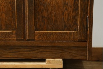 中古　三越伊勢丹　プロパティデザイン　カントリーハウス　Brugge(ブルージュ)　品のある佇まいが美しいステンドグラスキャビネット　(R-084851)