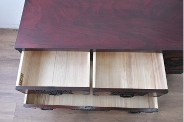 中古　仙台民芸箪笥(仙台箪笥)　欅産業　和の空間を格上げするローボード　(R-084852)