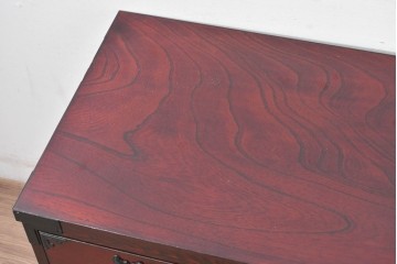 中古　仙台民芸箪笥(仙台箪笥)　欅産業　和の空間を格上げするローボード　(R-084852)