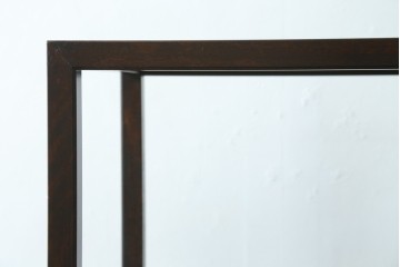 中古　美品　松本民芸家具　和モダンインテリアにも映える木製オープンシェルフ　定価約14万円　(R-084856)