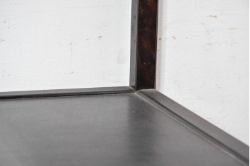 中古　美品　松本民芸家具　和モダンインテリアにも映える木製オープンシェルフ　定価14万円相当　(R-084856)