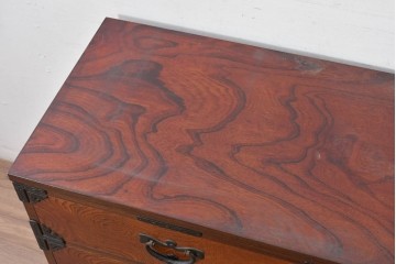 中古　岩谷堂箪笥　和の風格を感じる衣装箪笥ローチェスト・テレビ台　(R-084858)