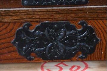 《天板取り付け加工費込み》中古　岩谷堂箪笥　和の風格を感じる衣装箪笥サイドチェスト　(R-084859)