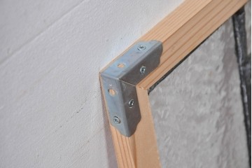 イギリスアンティーク　おしゃれなステンドグラス入り!お部屋のアクセントになるフィックス窓　(R-084870)