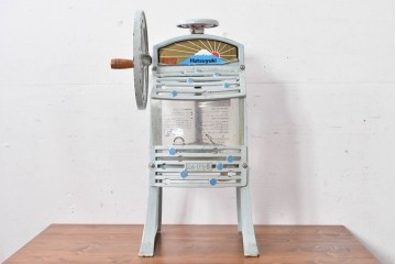 【簡易リペア限定品】　和製ヴィンテージ　初雪(hatsuyuki)　HA-110-S　ノスタルジックな雰囲気が漂う手動かき氷機　(R-084872)