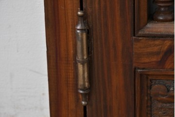 アンティーク建具　建築的な造形美と装飾性を併せ持つアラビア建築様式で作られたマシュラビーヤの窓と枠のセット　(R-084873)