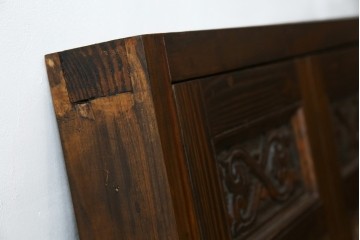 アンティーク建具　建築的な造形美と装飾性を併せ持つアラビア建築様式で作られたマシュラビーヤの窓と枠のセット　(R-084873)