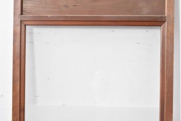 ヴィンテージ建具　昭和中期　すっきりとしたデザインのガラス戸1枚　(R-084877)