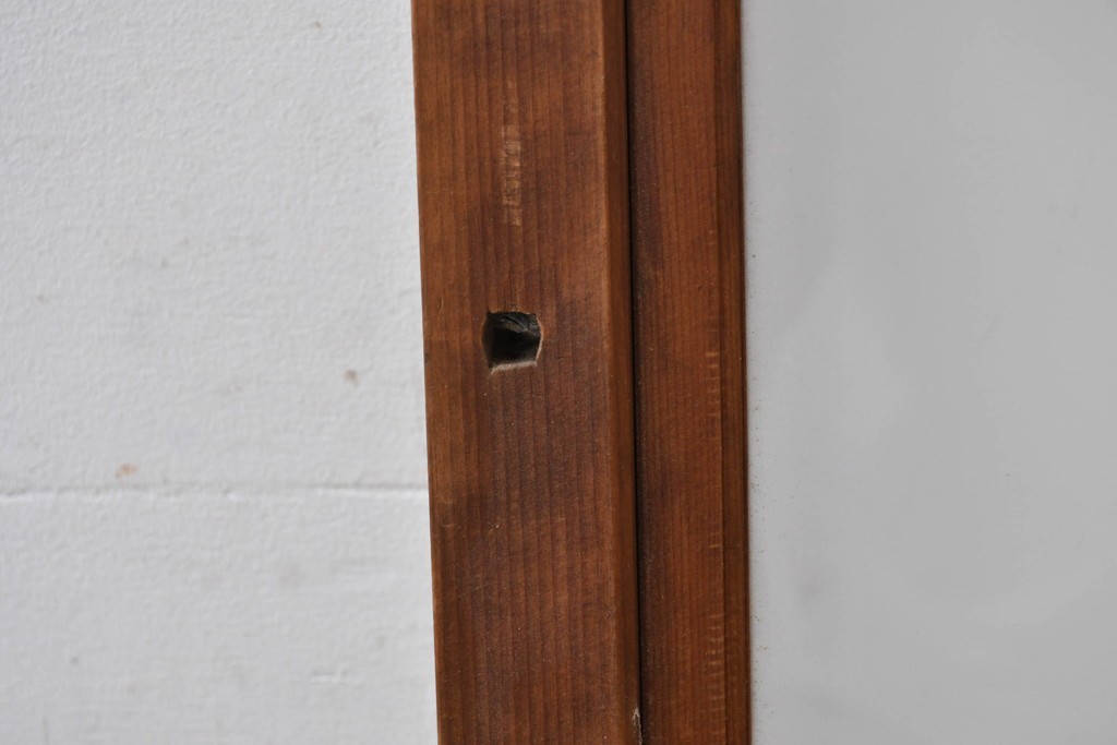 ヴィンテージ建具　昭和中期　すっきりとしたデザインのガラス戸1枚　(R-084877)