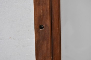 ヴィンテージ建具　昭和中期　すっきりとしたデザインのガラス戸1枚　(R-084877)