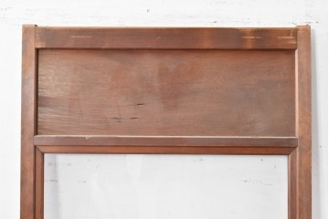 ヴィンテージ建具　昭和中期　すっきりとしたデザインのガラス戸1枚　(R-084877)