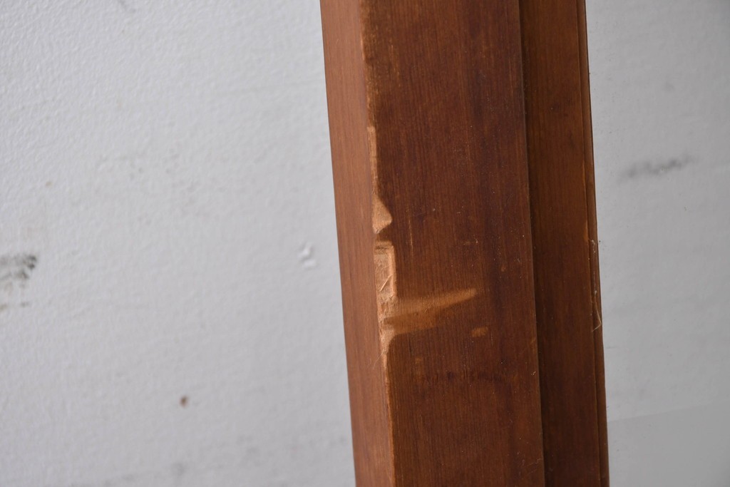 ヴィンテージ建具　昭和中期　すっきりとしたデザインのガラス戸1枚　(R-084877)