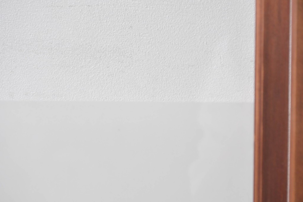 ヴィンテージ建具　昭和中期　すっきりとしたデザインのガラス戸1枚　(R-084877)