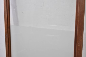 ヴィンテージ建具　昭和中期　すっきりとしたデザインのガラス戸1枚　(R-084877)