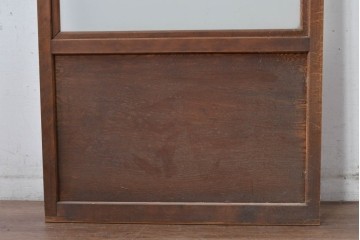 ヴィンテージ建具　昭和中期　すっきりとしたデザインのガラス戸1枚　(R-084877)