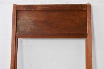 ヴィンテージ建具　昭和中期　すっきりとしたデザインのガラス戸1枚　(R-084877)