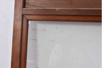 ヴィンテージ建具　昭和中期　すっきりとしたデザインのガラス戸1枚　(R-084877)