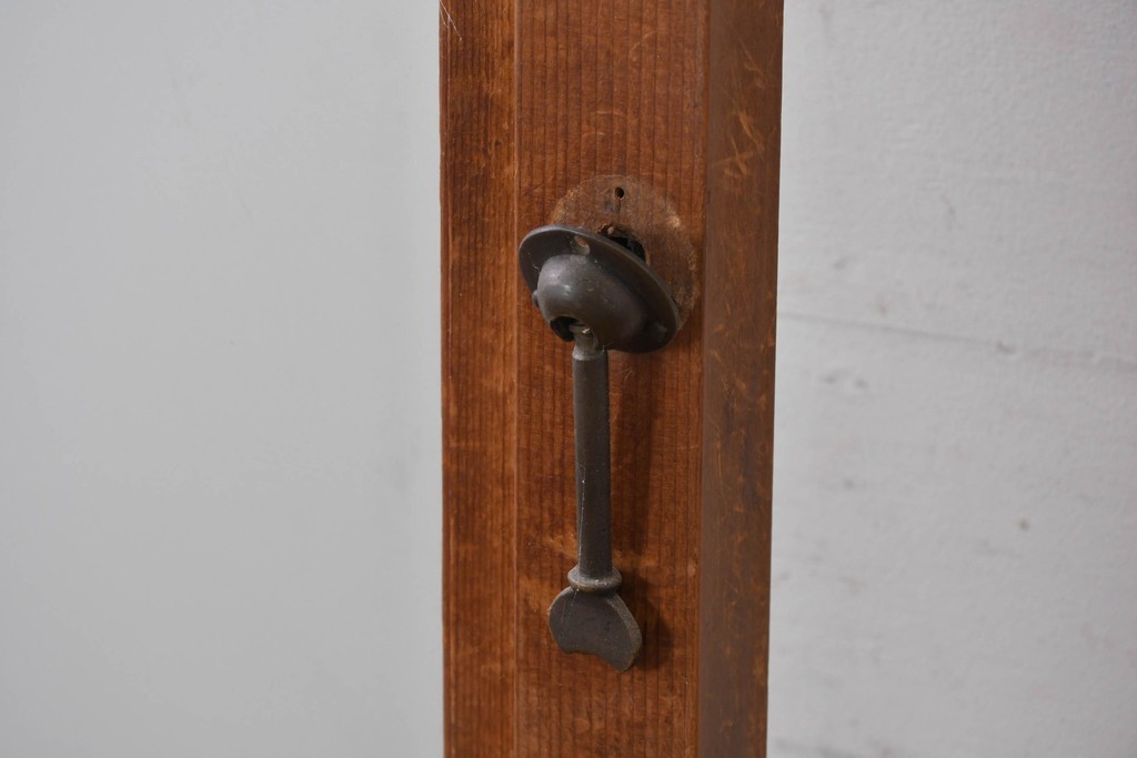 ヴィンテージ建具　昭和中期　すっきりとしたデザインのガラス戸1枚　(R-084877)