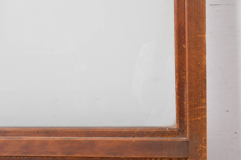 ヴィンテージ建具　昭和中期　すっきりとしたデザインのガラス戸1枚　(R-084877)