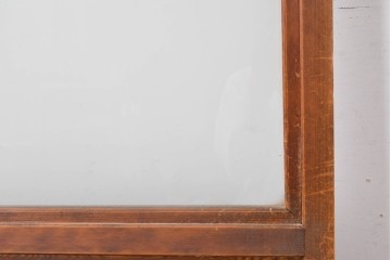 ヴィンテージ建具　昭和中期　すっきりとしたデザインのガラス戸1枚　(R-084877)