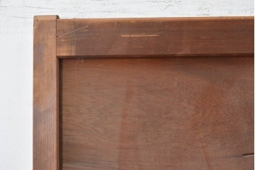 ヴィンテージ建具　昭和中期　すっきりとしたデザインのガラス戸1枚　(R-084877)