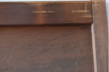 ヴィンテージ建具　昭和中期　すっきりとしたデザインのガラス戸1枚　(R-084877)