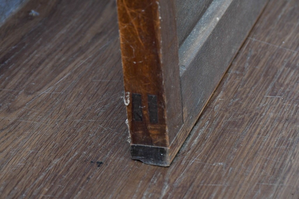 ヴィンテージ建具　昭和中期　すっきりとしたデザインのガラス戸1枚　(R-084877)