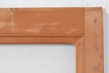 ヴィンテージ建具　昭和後期　高級品!!　腰板欅(ケヤキ)材　欅材ならではの木目が印象的なガラス戸2枚セット　(R-084880)