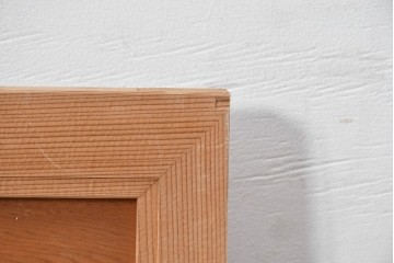 ヴィンテージ建具　昭和後期　井波彫刻　梅竹図の彫刻欄間1枚　(R-084891)