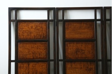 和製ヴィンテージ　松本民芸家具　上品な佇まいのB型衝立　定価約86万円　(R-084892)