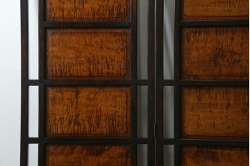 和製ヴィンテージ　松本民芸家具　上品な佇まいのB型衝立　定価約86万円　(R-084892)