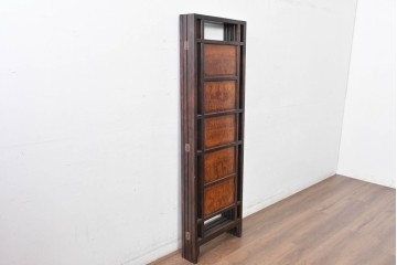 和製ヴィンテージ　松本民芸家具　上品な佇まいのB型衝立　定価約86万円相当　(R-084892)