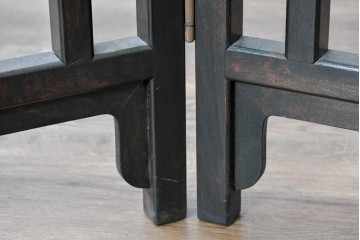 和製ヴィンテージ　松本民芸家具　上品な佇まいのB型衝立　定価約86万円相当　(R-084892)