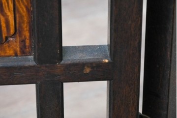 和製ヴィンテージ　松本民芸家具　上品な佇まいのB型衝立　定価約86万円相当　(R-084892)