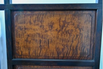 和製ヴィンテージ　松本民芸家具　上品な佇まいのB型衝立　定価約86万円相当　(R-084892)