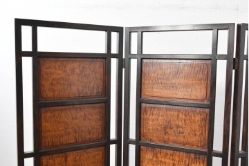 和製ヴィンテージ　松本民芸家具　上品な佇まいのB型衝立　定価約86万円相当　(R-084892)