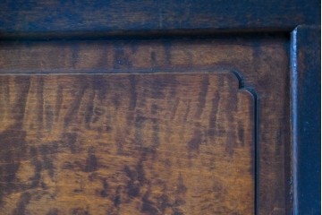 和製ヴィンテージ　松本民芸家具　上品な佇まいのB型衝立　定価約86万円相当　(R-084892)