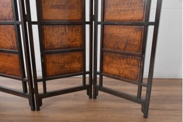 和製ヴィンテージ　松本民芸家具　上品な佇まいのB型衝立　定価約86万円相当　(R-084892)