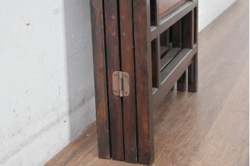 和製ヴィンテージ　松本民芸家具　上品な佇まいのB型衝立　定価約86万円相当　(R-084892)