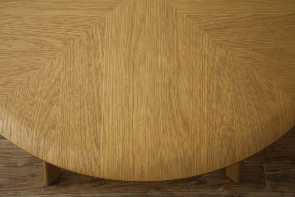 中古　arflex(アルフレックス)　CREDO(クレド)　E10　ホワイトオーク材　シンプルながら美しいフォルムのダイニングテーブル　(R-084895)