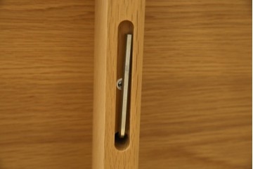 中古　arflex(アルフレックス)　CREDO(クレド)　E10　ホワイトオーク材　シンプルながら美しいフォルムのダイニングテーブル　(R-084895)