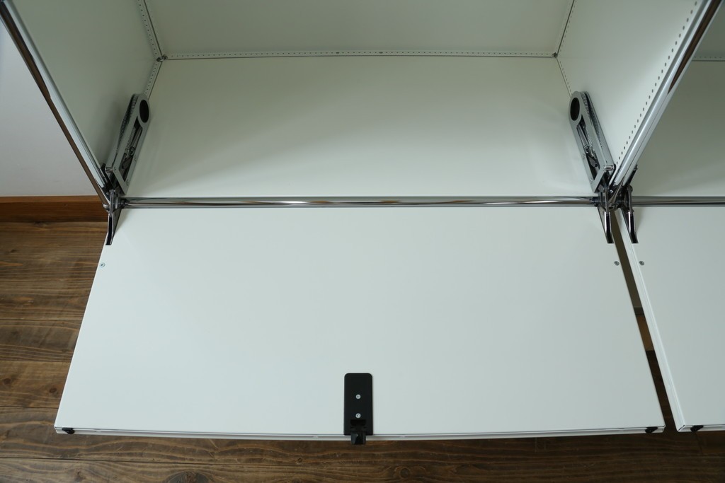 中古　美品　スイス　USMハラー(USM Haller)　ドロップダウンドア×2　サイドボード　定価約36万円　(R-084896)
