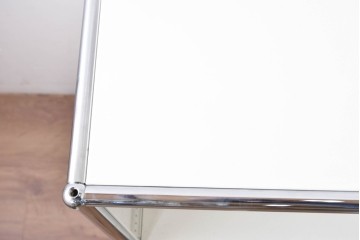 中古　美品　スイス　USMハラー(USM Haller)　ホームオフィスにもおすすめなスッキリとしたデザインのサイドキャビネット　定価約36万円相当　(R-084896)